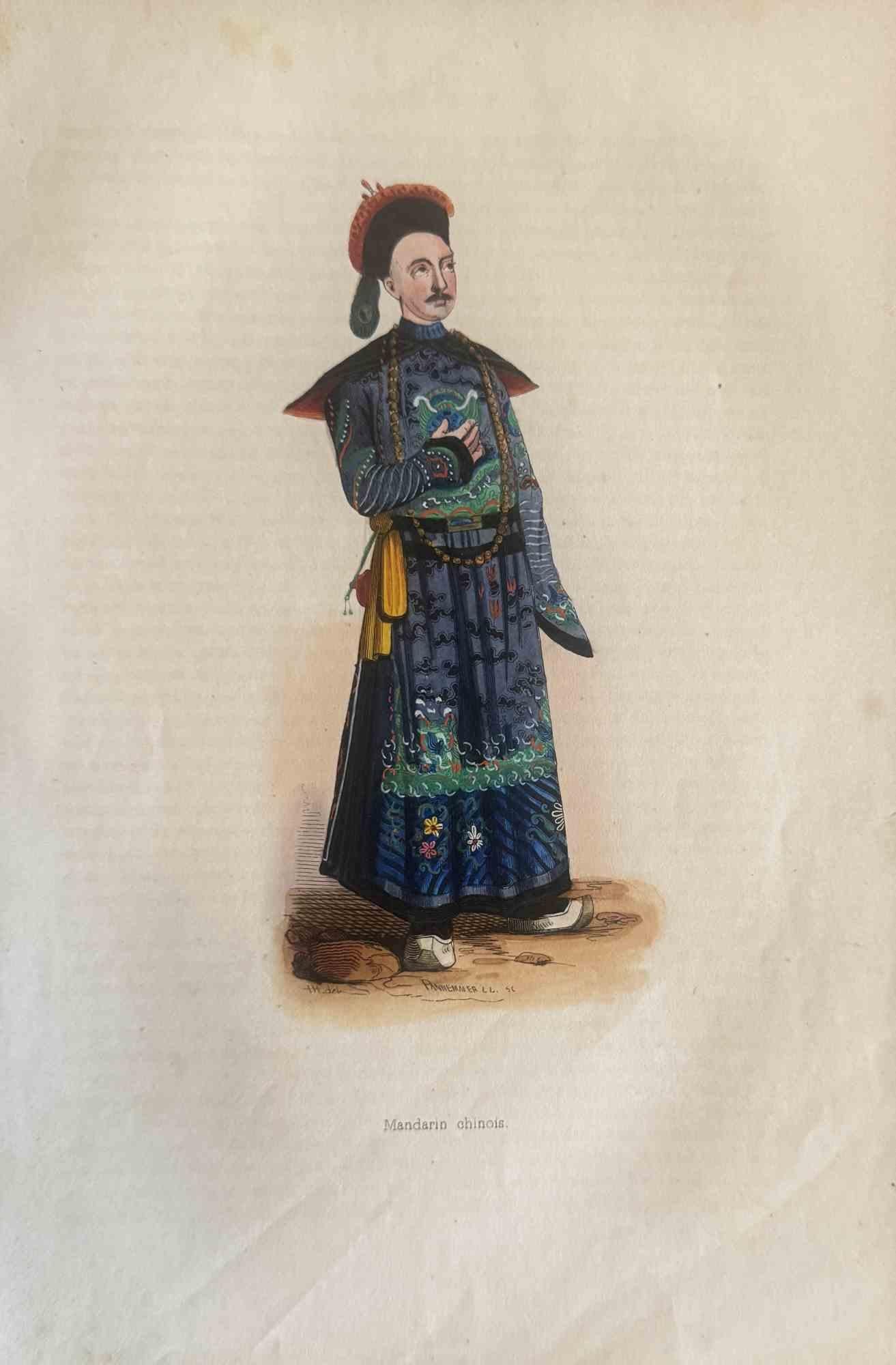 Various Artists Figurative Print - Uses and Customs - Chinese - Lithograph - 1862
