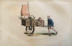 Antique Uses and Customs - Chinese Merchant - Lithograph - 1862