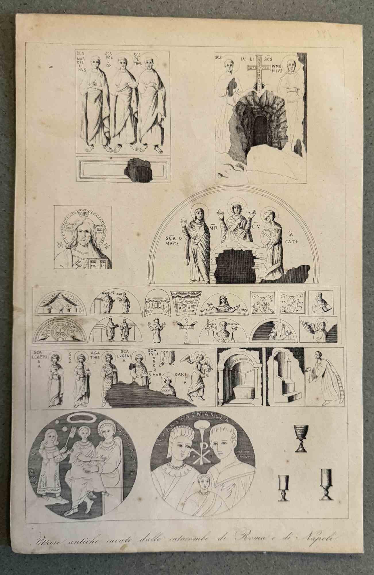 Various Artists Figurative Print - Uses and Customs - Christ's Life - Lithograph - 1862