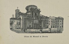 Uses and Customs - Church of Miracles in Brescia - Lithograph - 1862