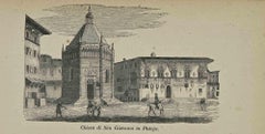 Utilisations et douanes - église de San Giovanni à Pistoja - Lithographie - 1862