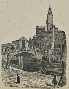 Utilisations et douanes - Paysage urbain - Lithographie - 1862