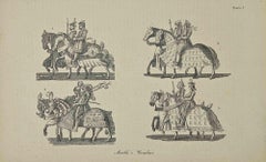 Uses and Customs - Heralds and Knights - Lithograph - 1862