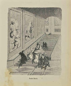 Antique Uses and Customs - Holy Stairs - Lithograph - 1862