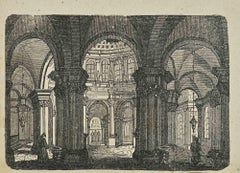 Uses and Customs - Interior - Lithograph - 1862
