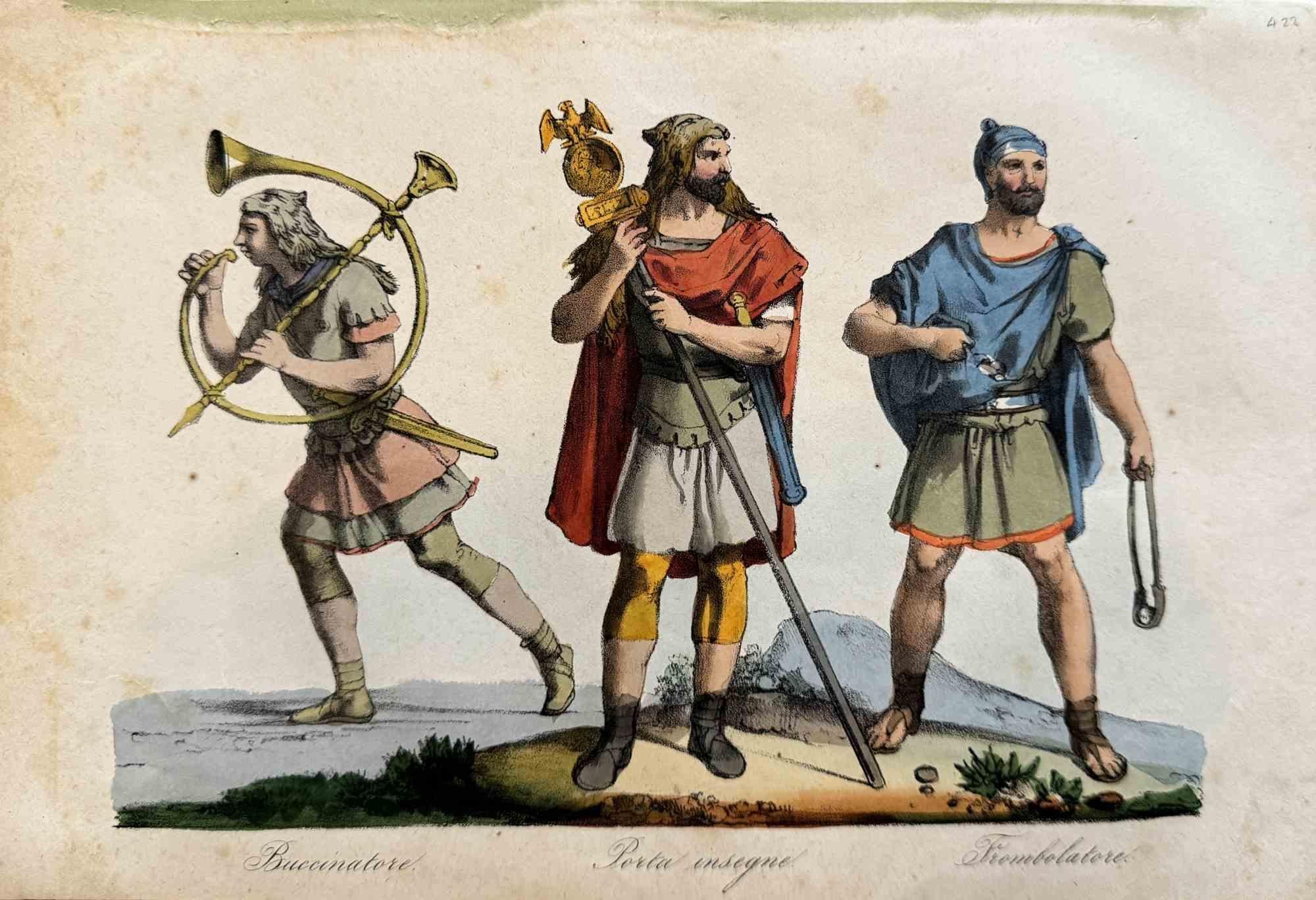 Figurative Print di Various Artists - Usi e costumi - Rituale italiano - Litografia - 1862