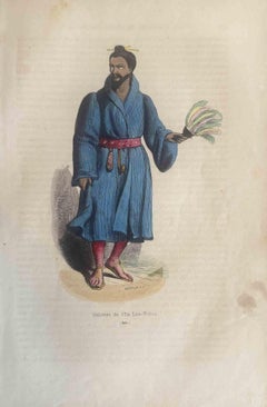Uses and Customs - Lou- Tchou - Lithograph - 1862