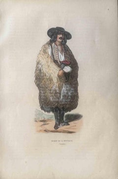 Uses and Customs - Man From Mountain - Lithograph - 1862