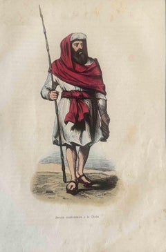 Uses and Customs - Missioner in China - Lithograph - 1862