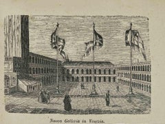 Utilisations et douanes - Nouvelle galerie à Venise - Lithographie - 1862