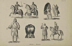 Utilisations et douanes - Paladins et Chevaliers - Lithographie - 1862