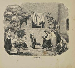 Uses and Customs - Pawl - Lithograph - 1862