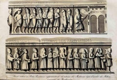 Uses and Customs - Reliefs of Milan - Lithograph - 1862