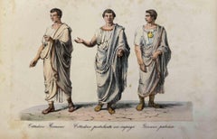 Uses and Customs - Roman - Lithograph - 1862