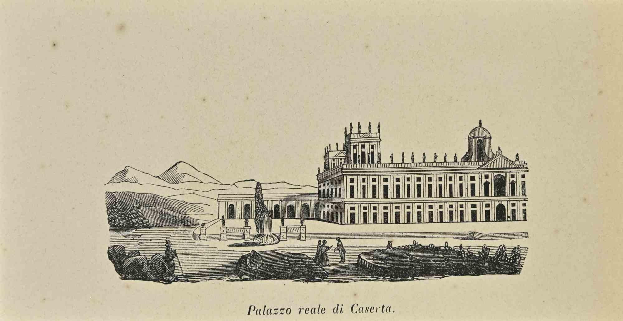 Figurative Print de Various Artists - Usos y Costumbres - Palacio Real de Caserta - Litografía - 1862