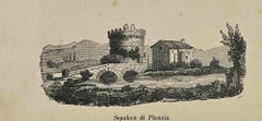 Uses and Customs - Sepulcher of Plauzia - Lithograph - 1862