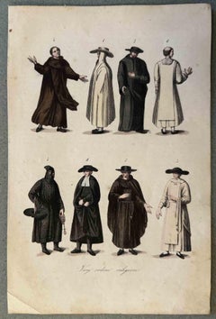 Uses and Customs - Various Religion Orders - Lithograph - 1862