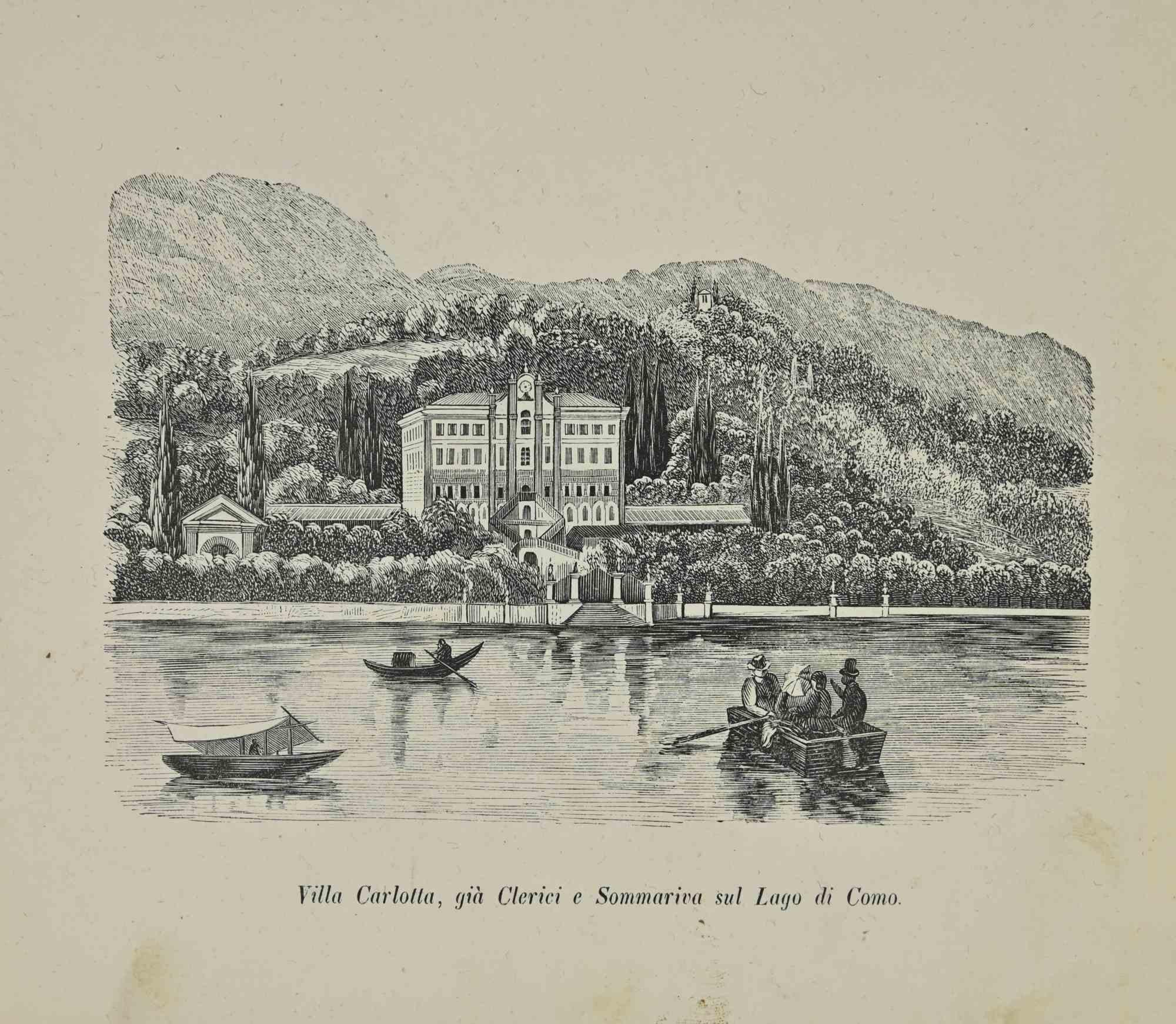 Figurative Print di Various Artists - Usi e costumi - Villa Carlotta, già Clerici e Sommariva...- Litografia - 1862