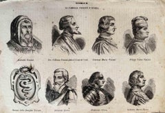 Les familles Visconti et Sforza - Lithographie - 1862