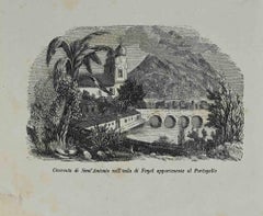 Convento di Sant'Antonio sull'isola di Faial appartenente... - Litografia - 1862