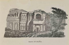 Antique Kaylassa Entrance - Lithograph - 1862