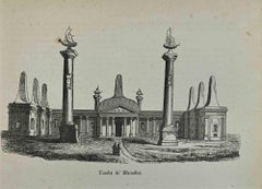 Maccabei Tomb - Lithograph - 1862