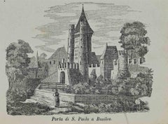 Porto di S.Paolo a Basilea – Lithographie – 1862