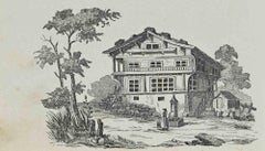 The House In the Countryside - Lithograph - 1862