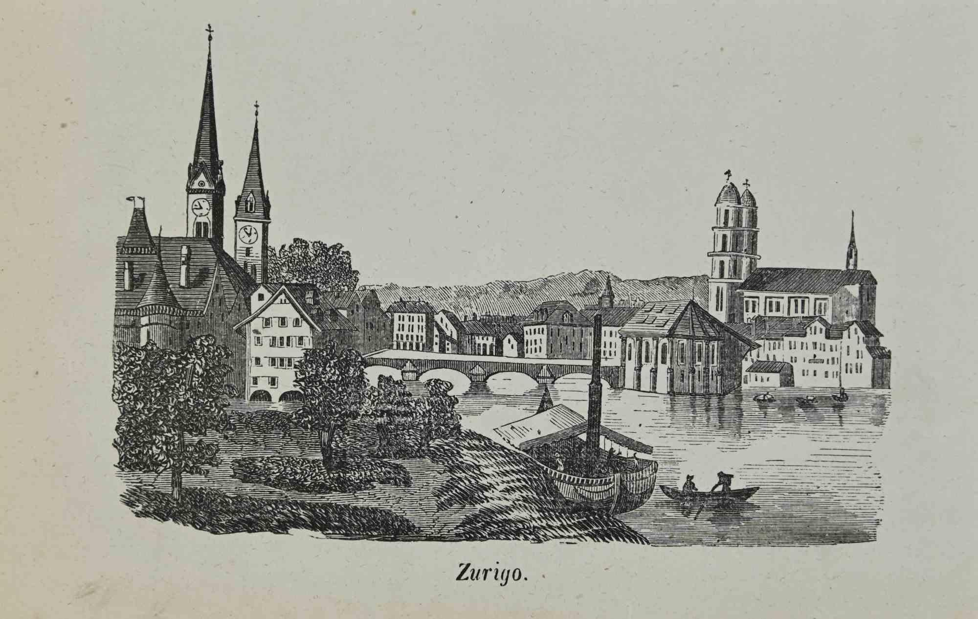 Zurich - Lithograph - 1862