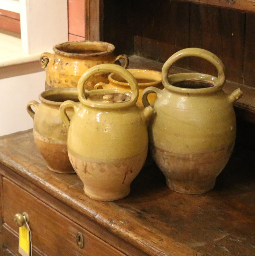 19th Century Various French Confit Pots For Sale