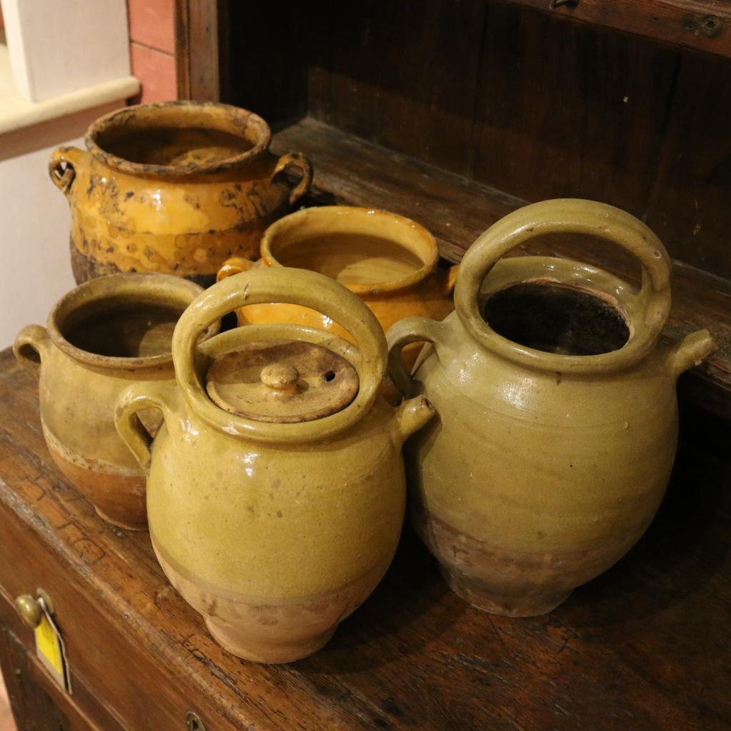 Pottery Various French Confit Pots For Sale