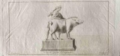 Antique Animal Figures - Original Etching by Various Old Masters - 1750s