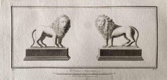 Animal Figures - Original Etching by Various Old Masters - 1750s