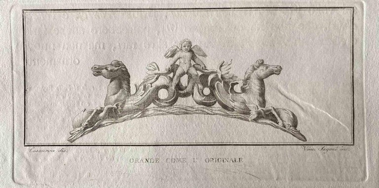 Various Old Masters - Frame from Ancient Rome-Original Etching by ...
