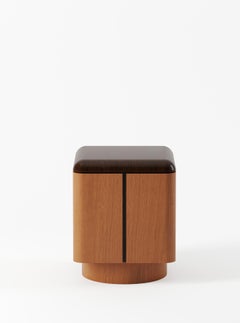 Various Positions Nightstand in Walnut and Oak by Master Studio for Lemon