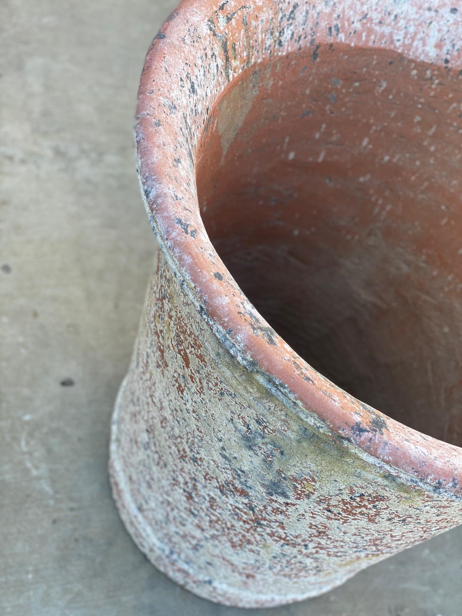 how to white wash terra cotta pots