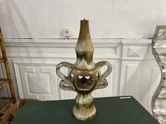 Varnished Ridge Epi in Terracota, France 1950