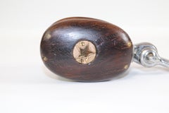 Varnished Ship Pulley with Varnish Finish