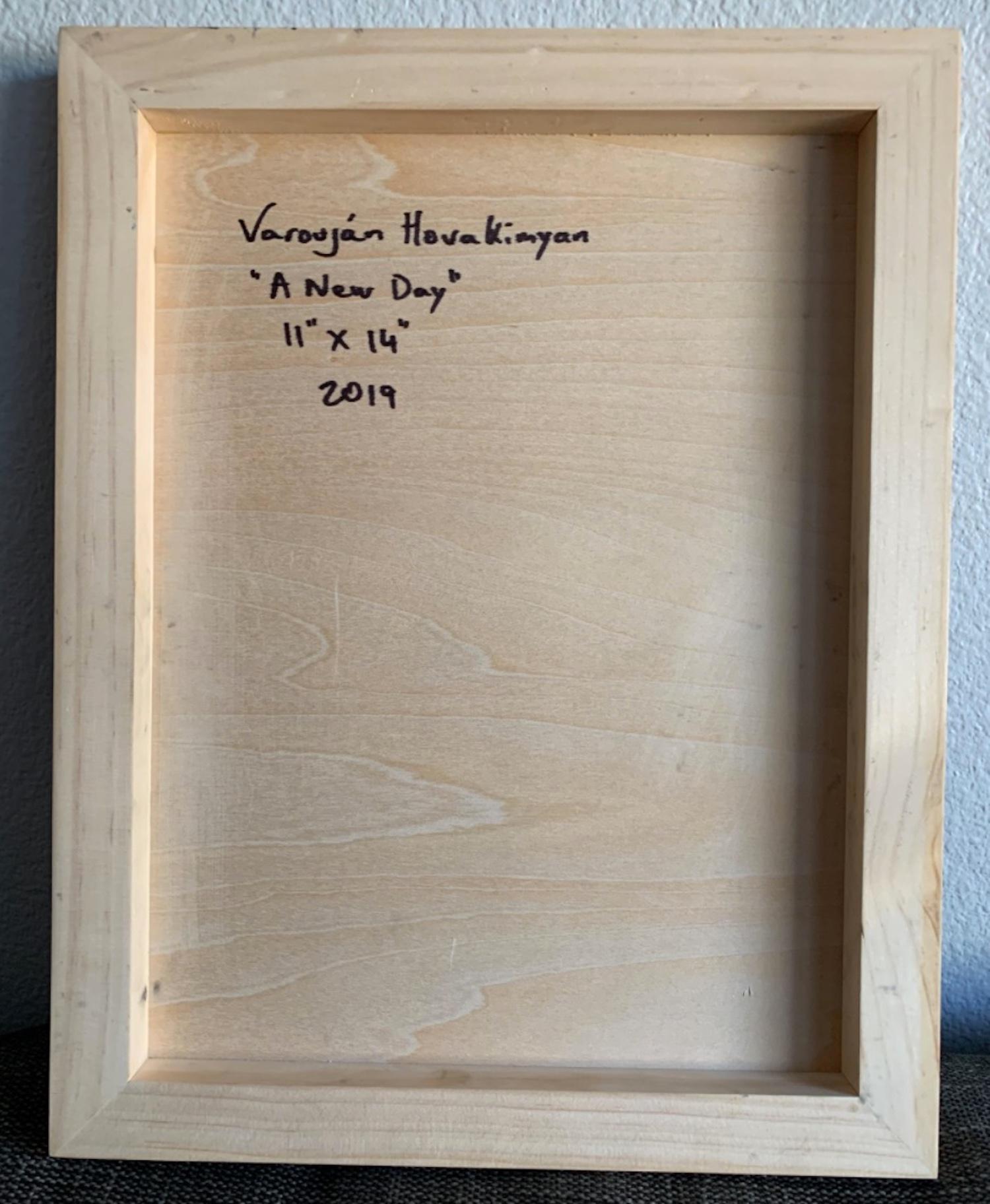 A New Day Abstract Contemporary art Original Painting, Ready to Hang For Sale 1