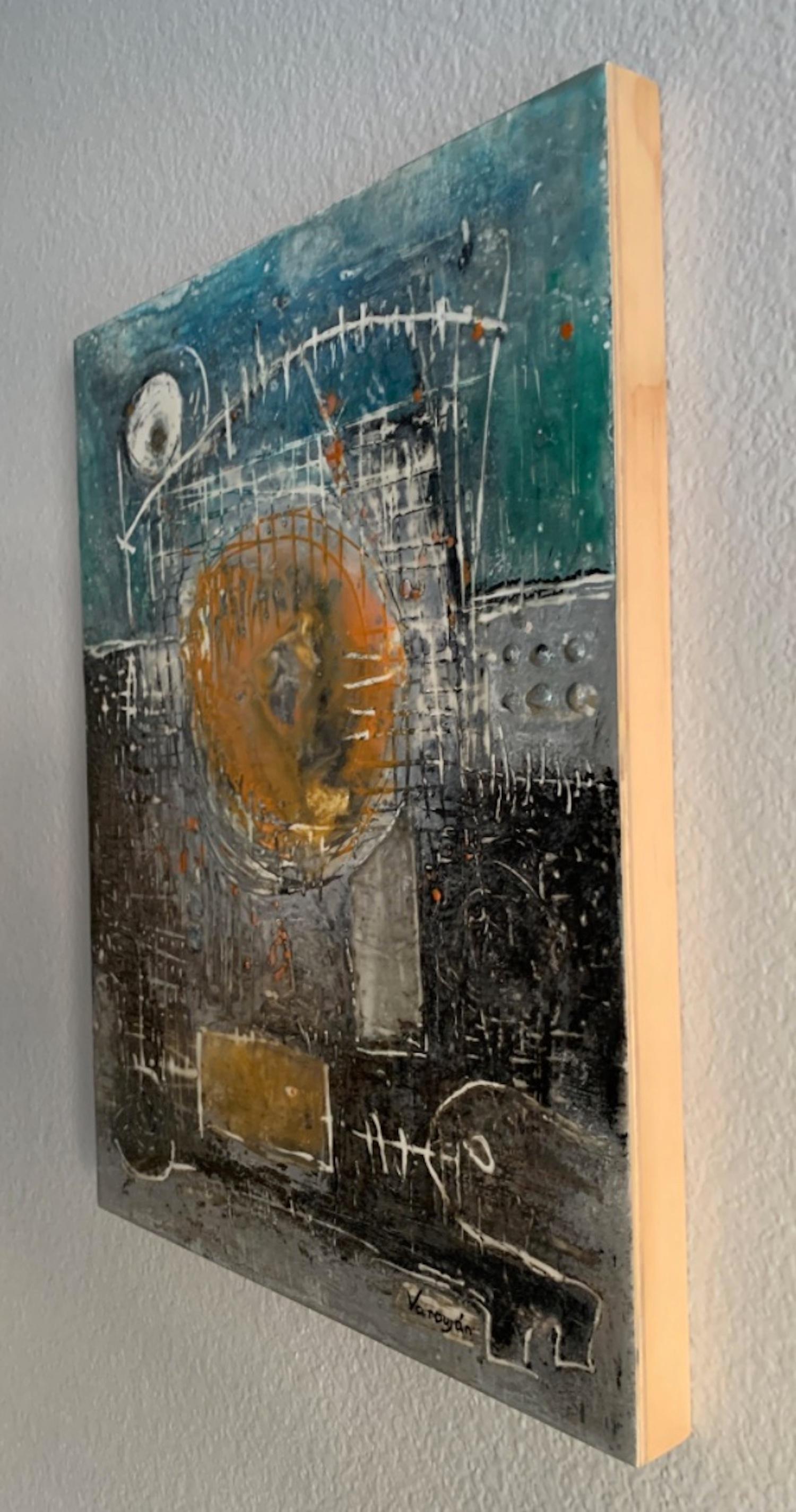 A New Day Abstract Contemporary art Original Painting, Ready to Hang For Sale 2