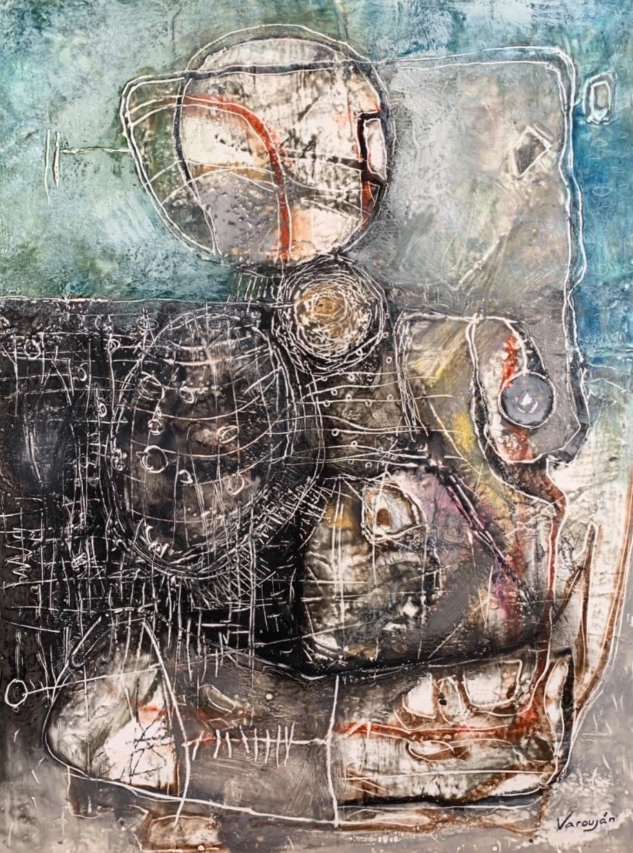 Abstract Landscape Contemporary art Original Painting, Ready to Hang