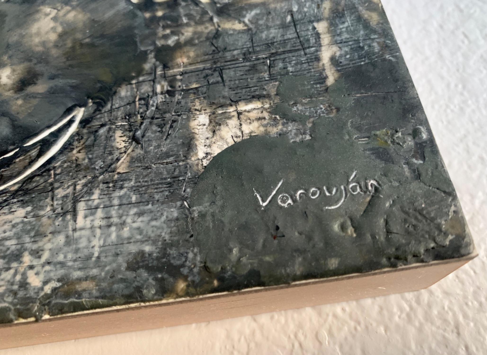 Ancient Ritual Abstract Contemporary art Original Painting, Ready to Hang For Sale 1