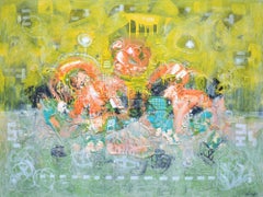 Euphoria Arte astratta contemporanea Pittura originale, pronta da appendere