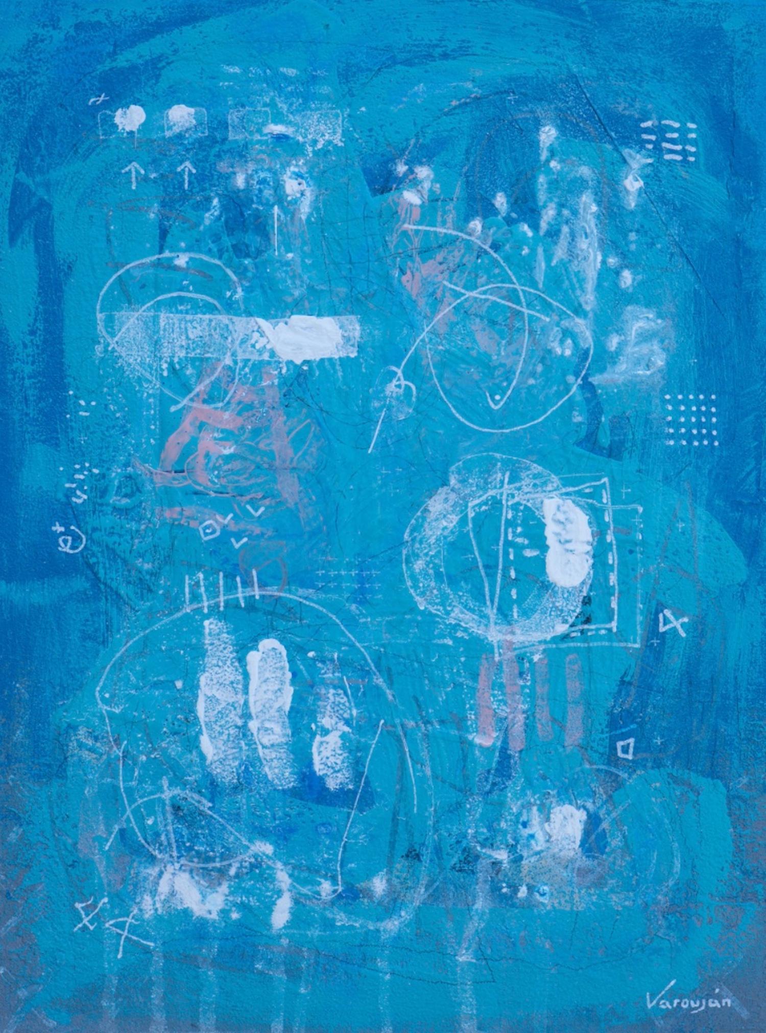 Inference Abstract Contemporary art Original Painting, Ready to Hang