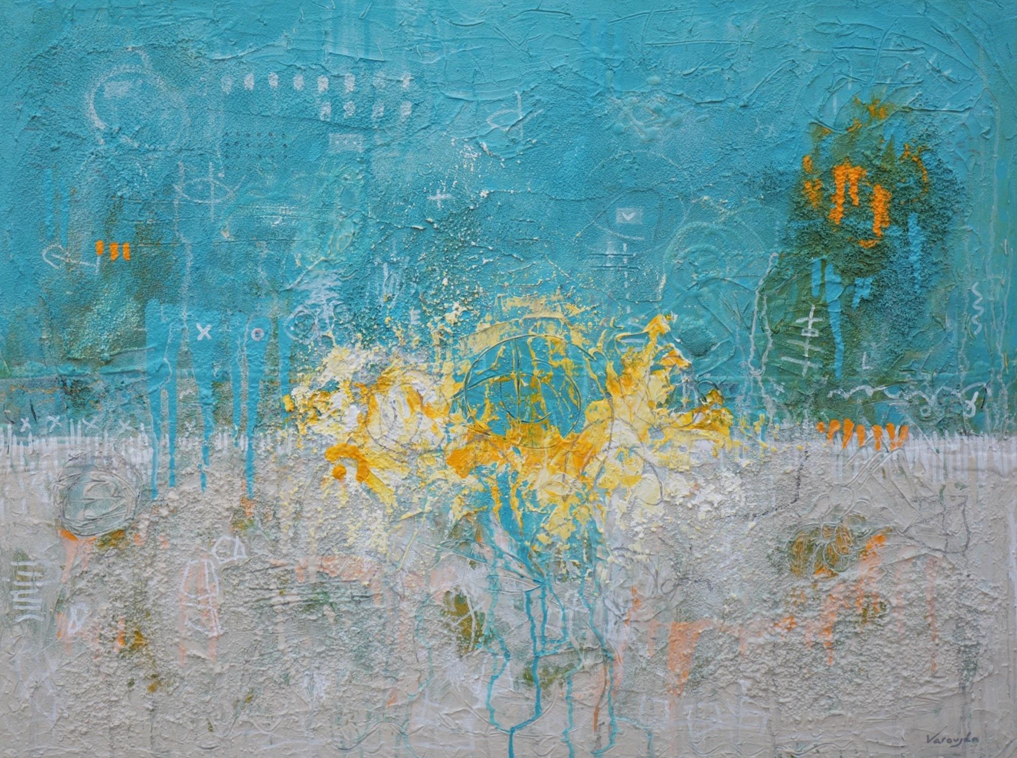 Mind forge Abstract Contemporary art Original Painting, Ready to Hang