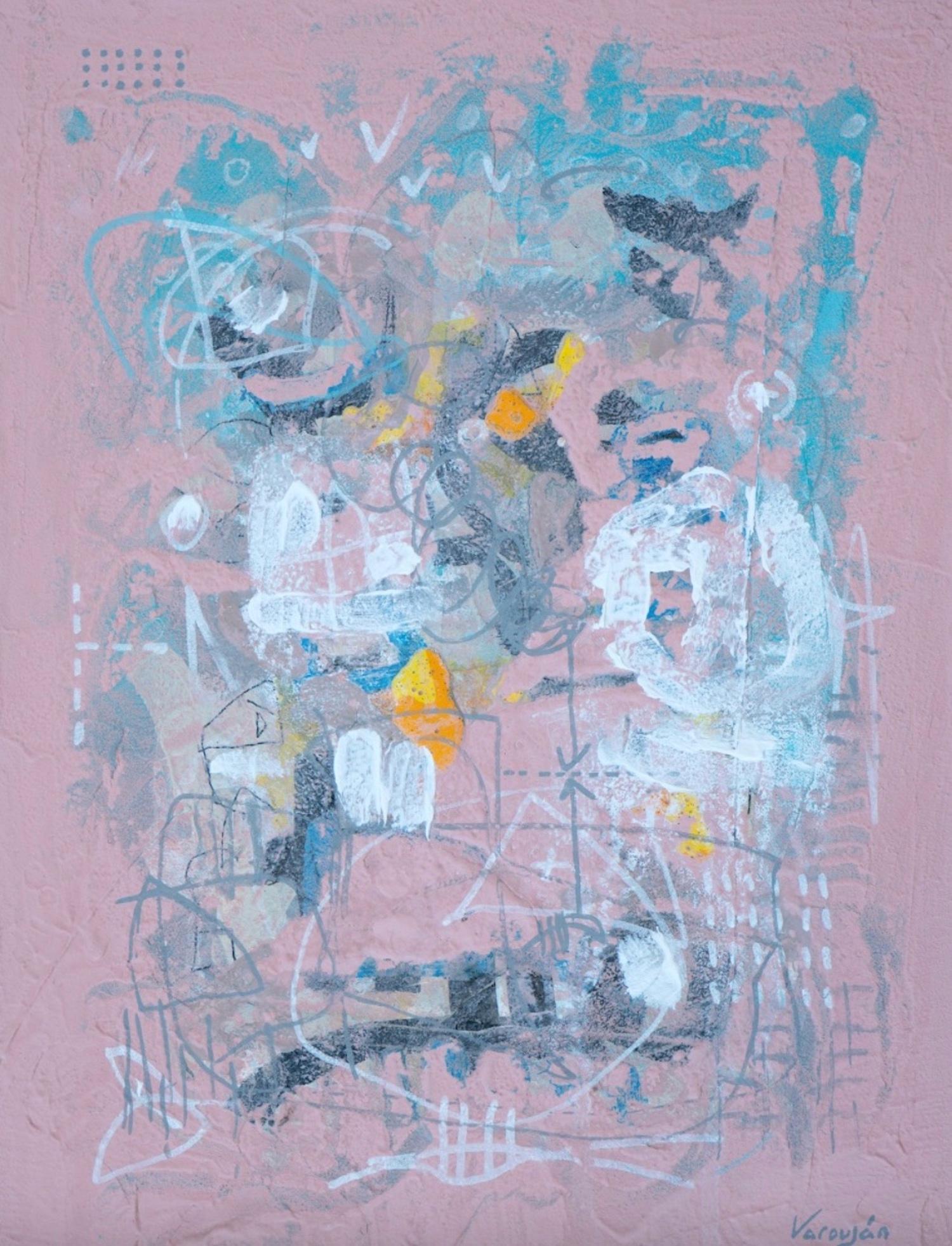 Morning Abstract Zeitgenössische Kunst Originalgemälde, hängefertig