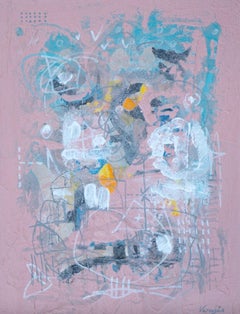 Morning Astratto Arte contemporanea Pittura originale, pronta da appendere