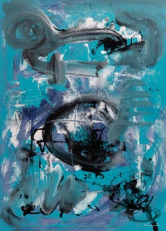 Osservazione II Astratto Arte contemporanea Pittura originale, pronta da appendere