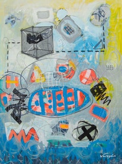 Possibility Space Arte contemporanea Pittura originale, pronta da appendere