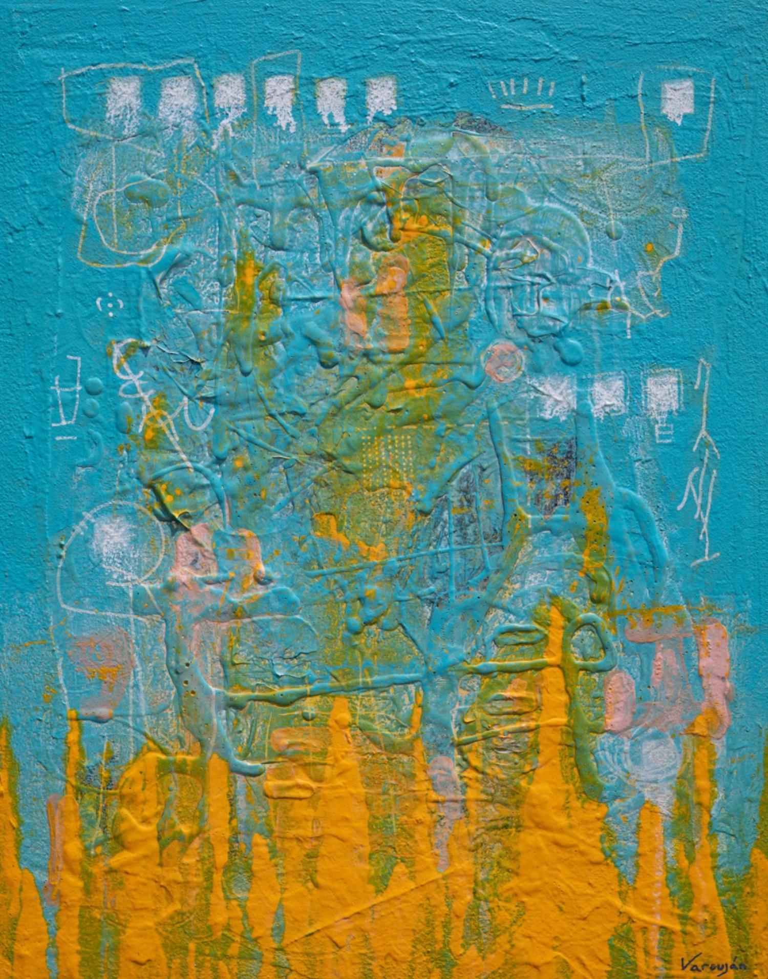 Tomorrow, Zeitgenössische Kunst Originalgemälde, hängefertig